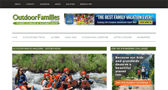 Desktop Screenshot of outdoorfamiliesonline.com